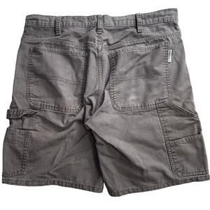 Baggy Brown Wolverine Carpenter Shorts Size 33 Y2K Skater Workwear Grunge